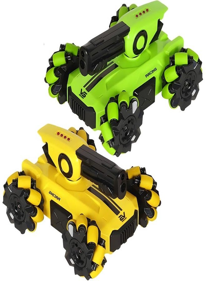 Black Foru Remote Controllers 2.4ghz Battle Tank Infrared Remote Control Car Toys Monster Control Shooting Tank Game Set - 2 Piece Set | 1 - Image 1
